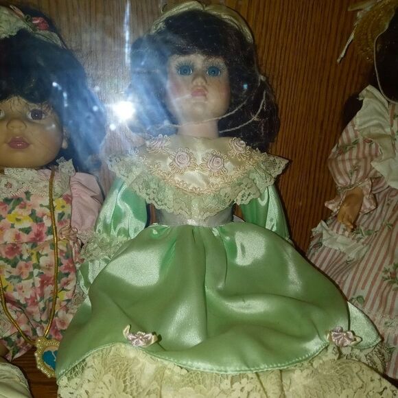 COPY - Collectors Antique porcelain doll (1990-2005) - Picture 1 of 16
